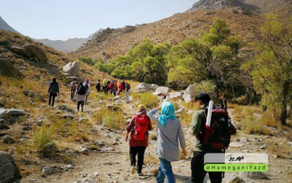 برگزاری همایش کوهروی در شهرستان مهریز