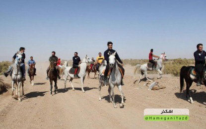 برگزاری همایش دشت گردی با اسب در شهرستان اشکذر