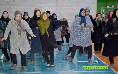 برگزاری جشنواره ورزش مادربزرگها در یزد